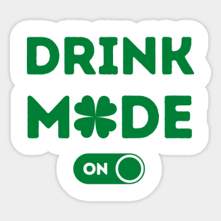 Drink mode on Sticker